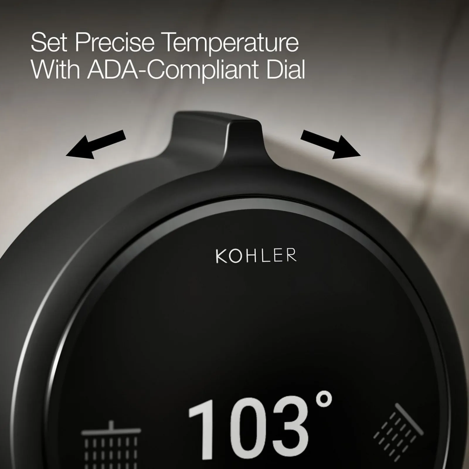 Two-outlet shower digital control^Kohler New