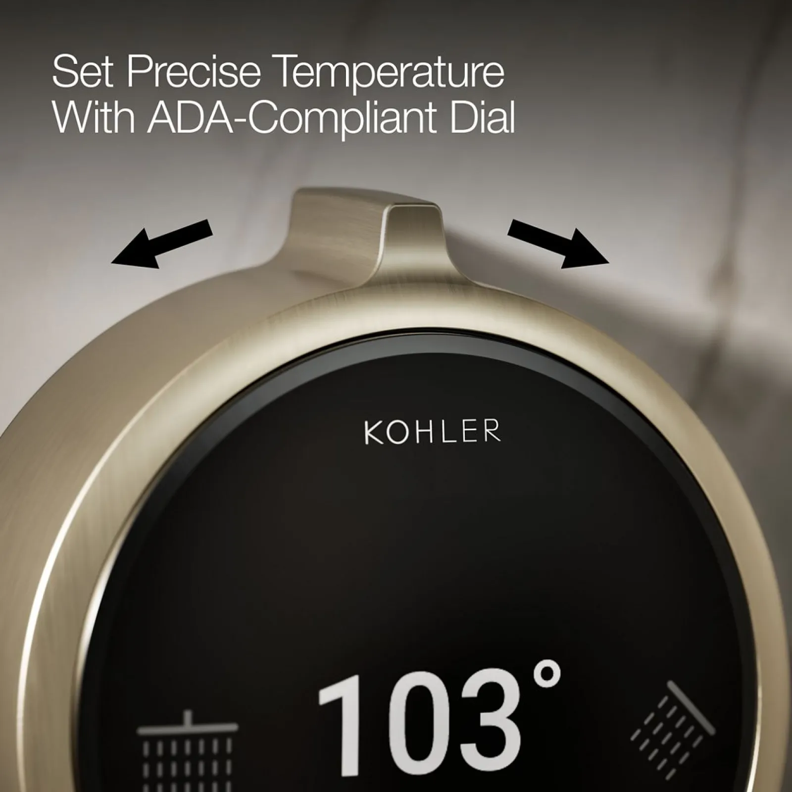 Two-outlet shower digital control^Kohler New