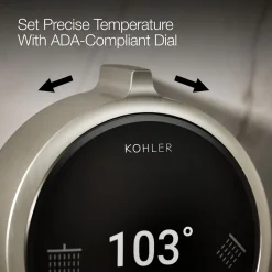 Two-outlet shower digital control^Kohler New