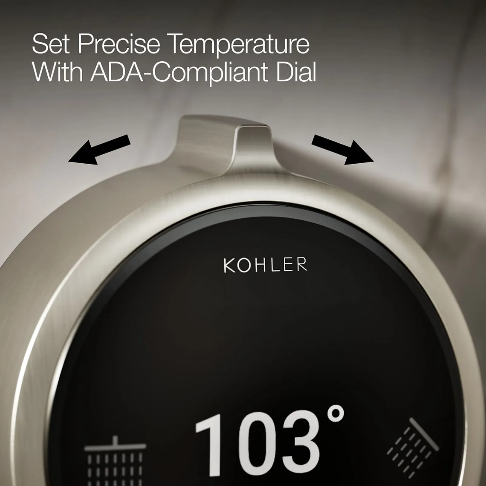 Two-outlet shower digital control^Kohler New