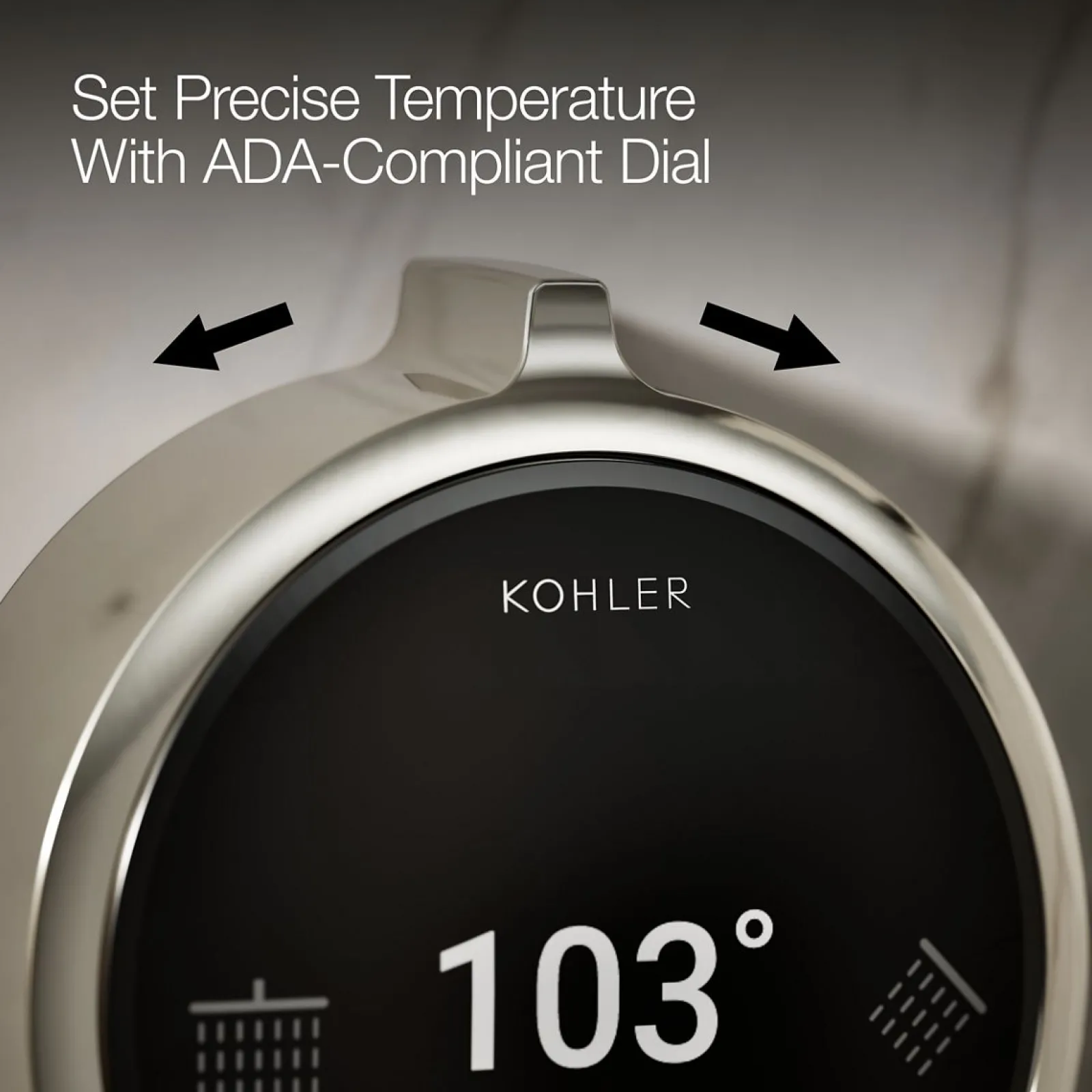 Two-outlet shower digital control^Kohler New