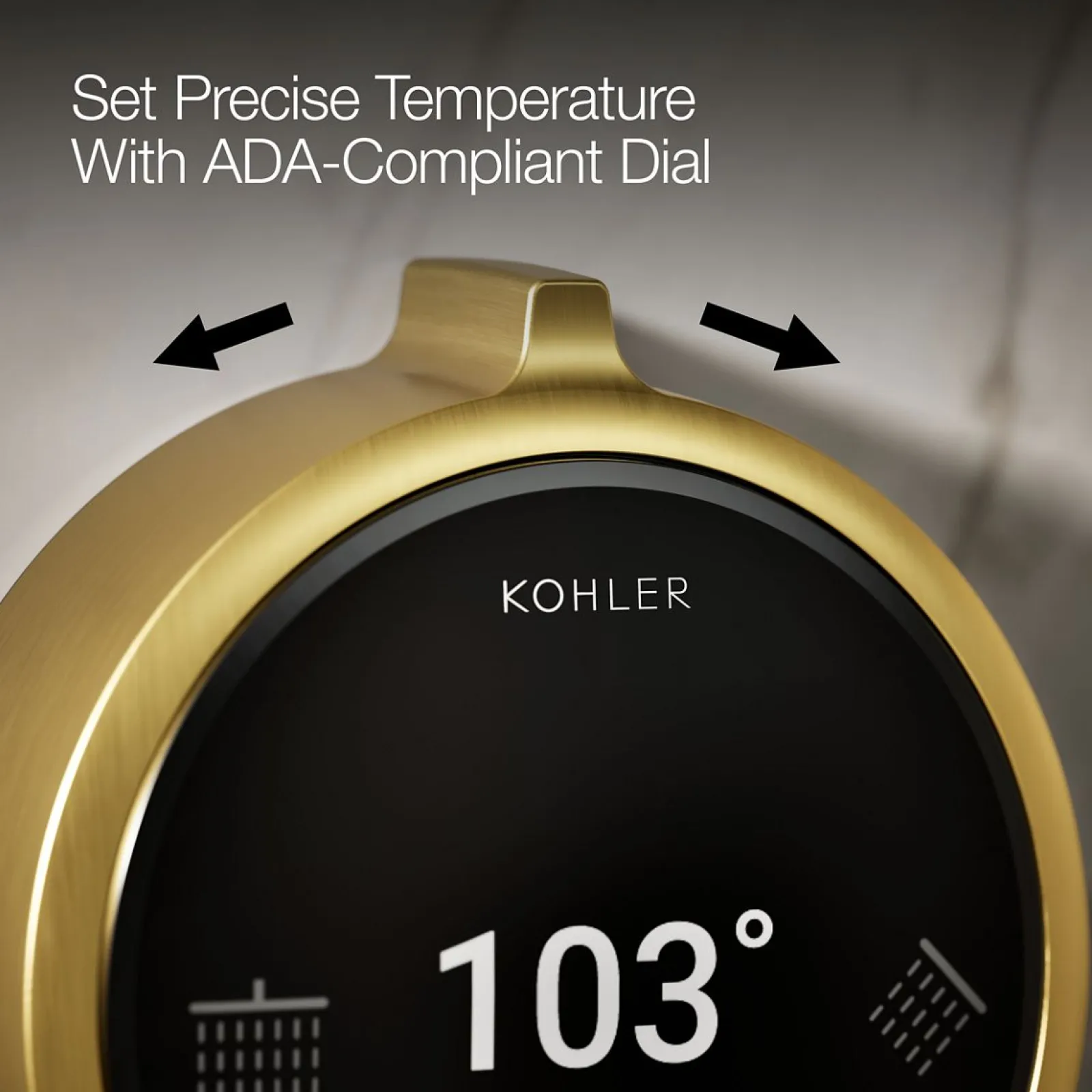 Two-outlet shower digital control^Kohler New