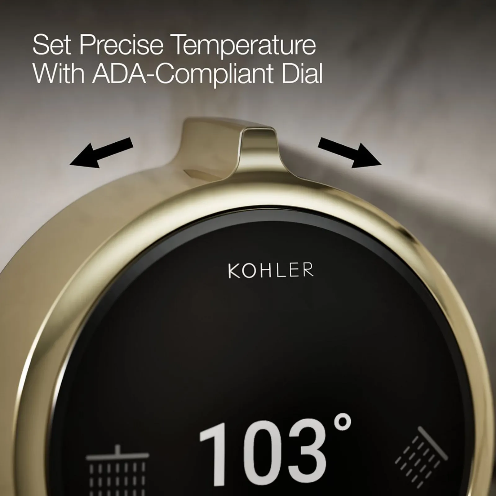 Two-outlet shower digital control^Kohler New