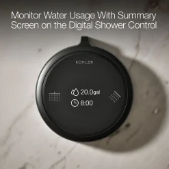 Two-outlet shower digital control^Kohler New