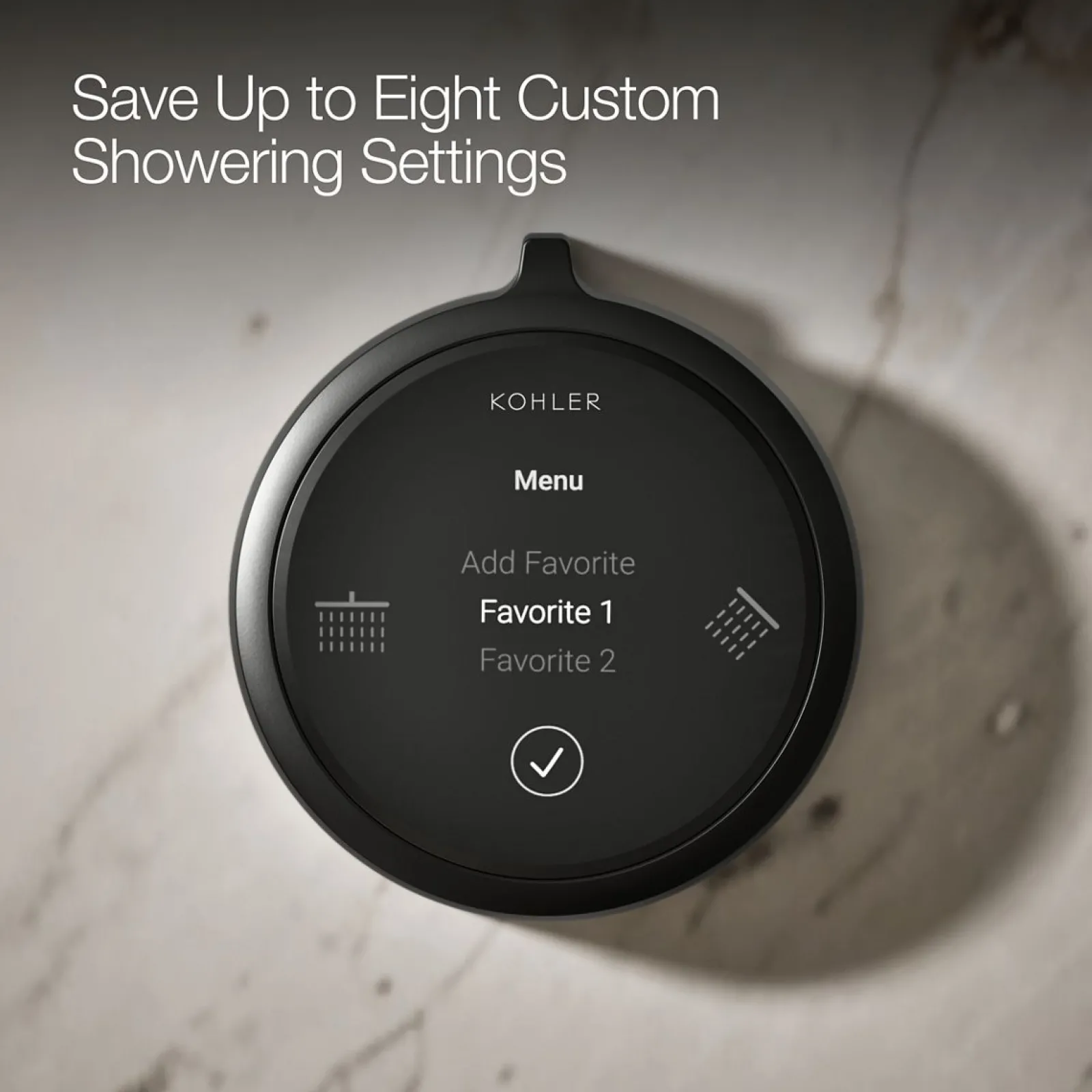 Two-outlet shower digital control^Kohler New