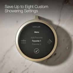 Two-outlet shower digital control^Kohler New