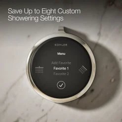 Two-outlet shower digital control^Kohler New