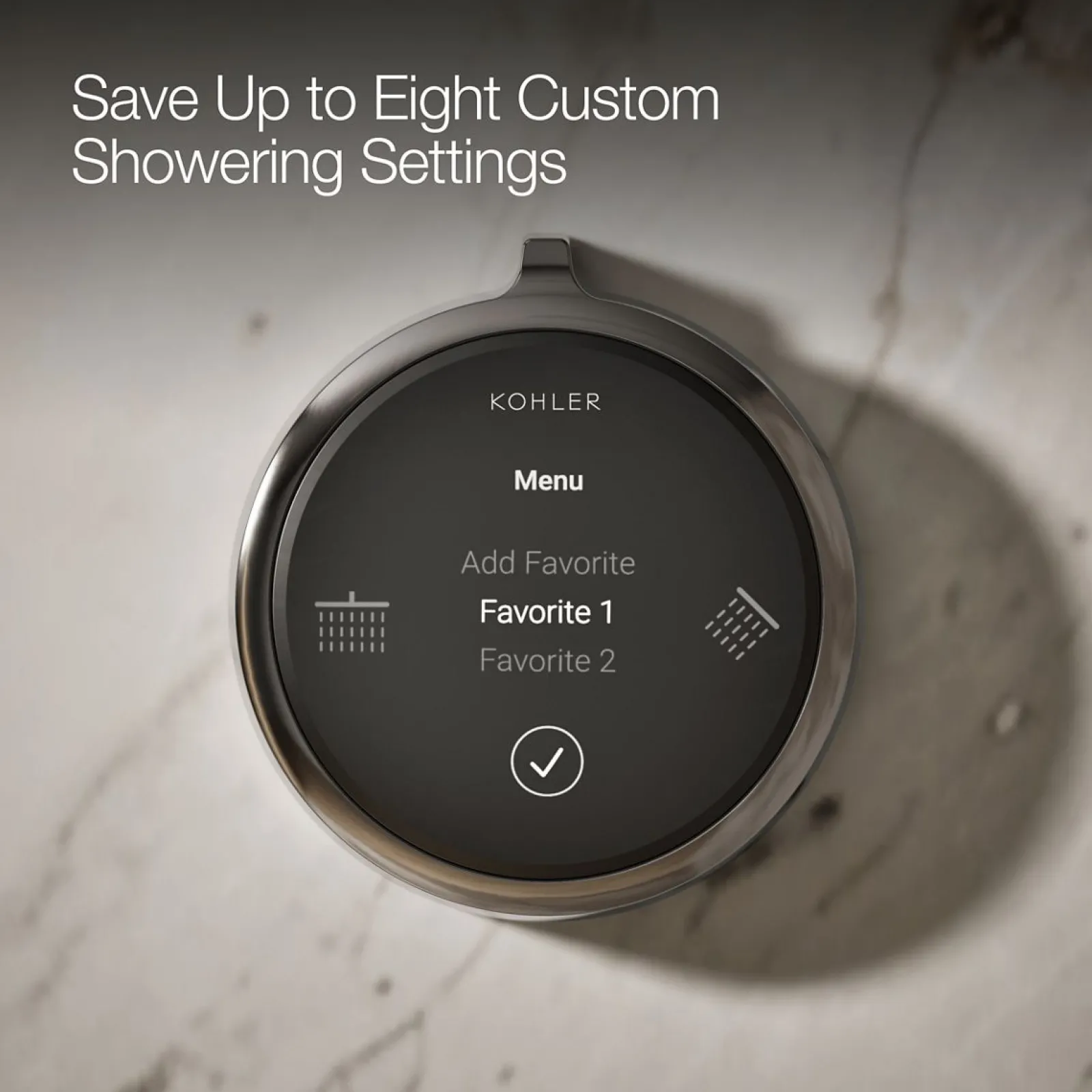 Two-outlet shower digital control^Kohler New