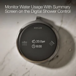 Two-outlet shower digital control^Kohler New