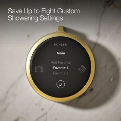 Two-outlet shower digital control^Kohler New