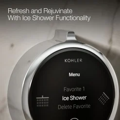Two-outlet shower digital control^Kohler New