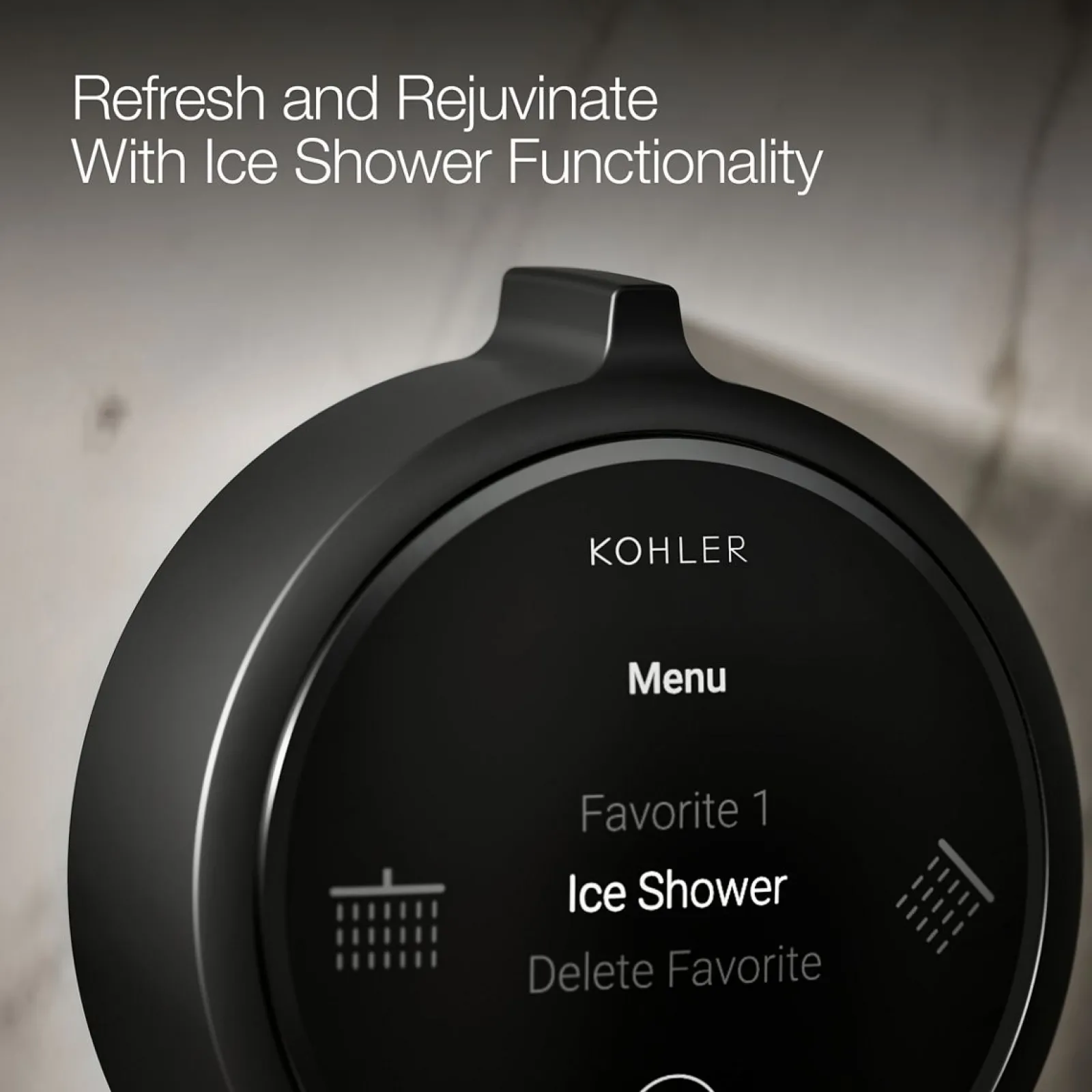 Two-outlet shower digital control^Kohler New