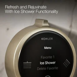 Two-outlet shower digital control^Kohler New