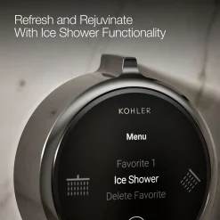 Two-outlet shower digital control^Kohler New