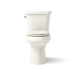 Two-piece elongated toilet, dual-flush^Kohler New
