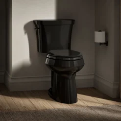 Two-piece elongated toilet, dual-flush^Kohler New