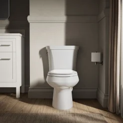 Two-piece elongated toilet, dual-flush^Kohler Clearance