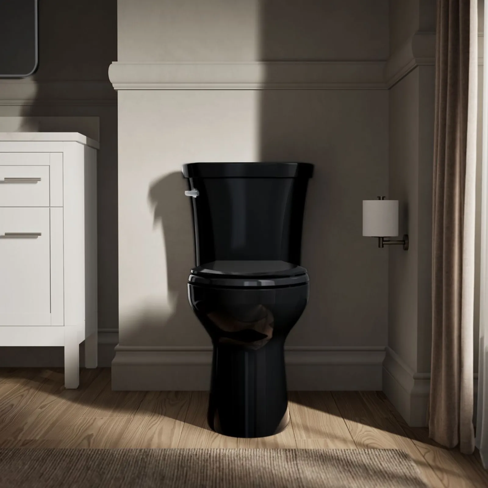 Two-piece elongated toilet, 1.28 gpf^Kohler Sale