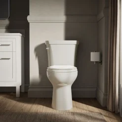 Two-piece elongated toilet, 1.28 gpf^Kohler Sale