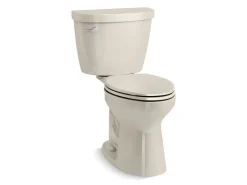 Two-piece elongated toilet, 1.28 gpf^Kohler Hot