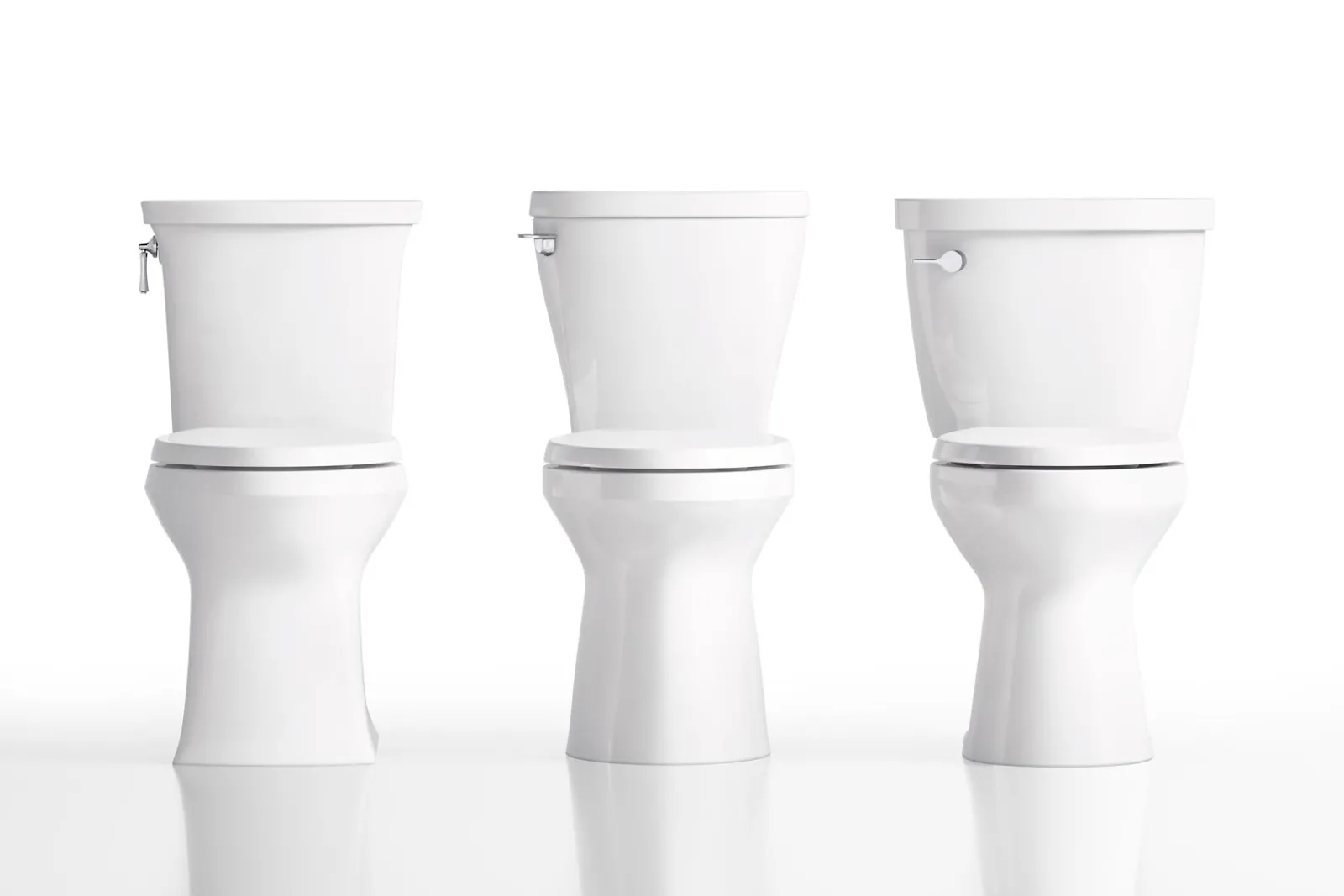 Two-piece elongated toilet, 1.28 gpf^Kohler Hot
