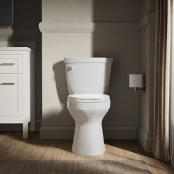 Two-piece elongated toilet, 1.28 gpf^Kohler Online