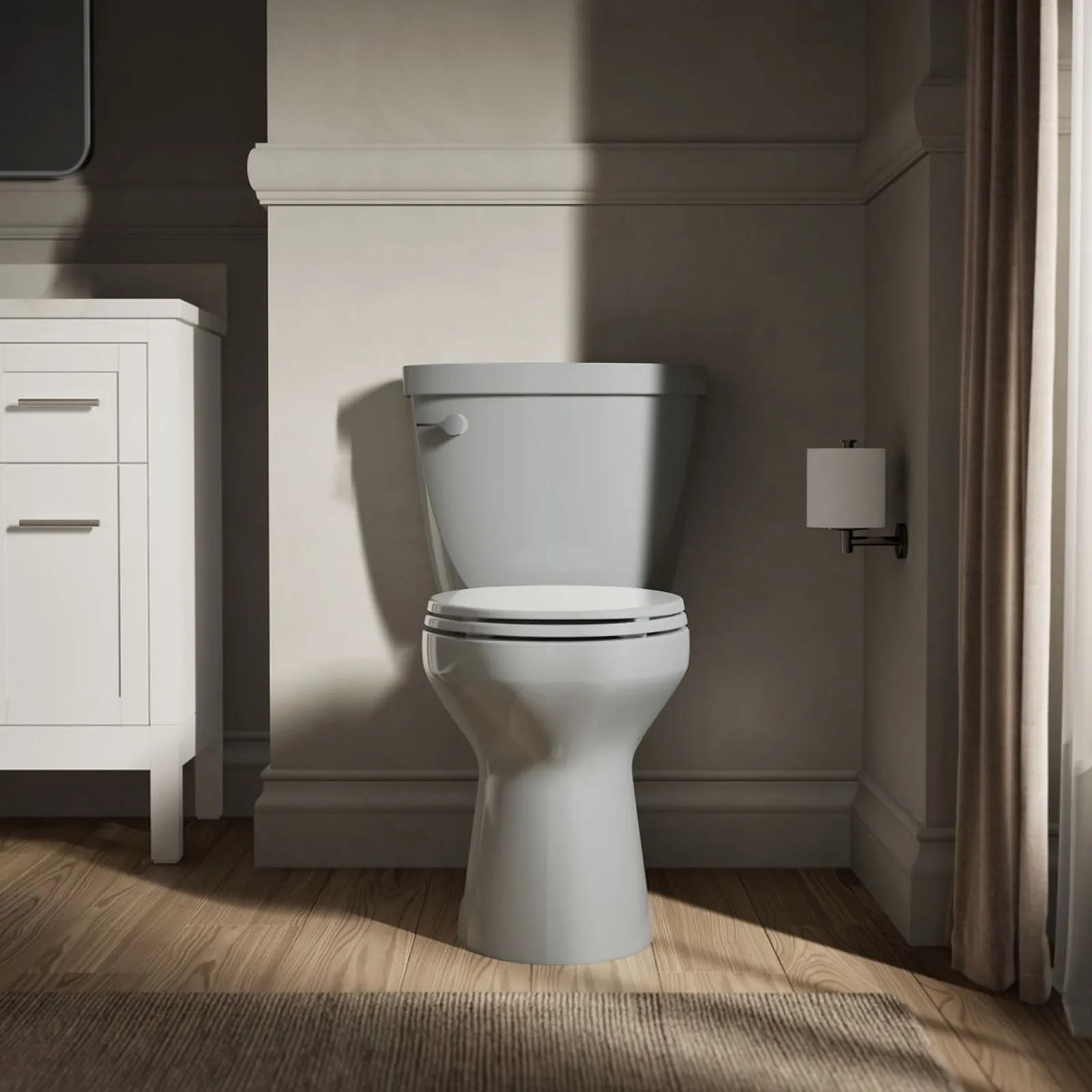 Two-piece elongated toilet, 1.6 gpf^Kohler New