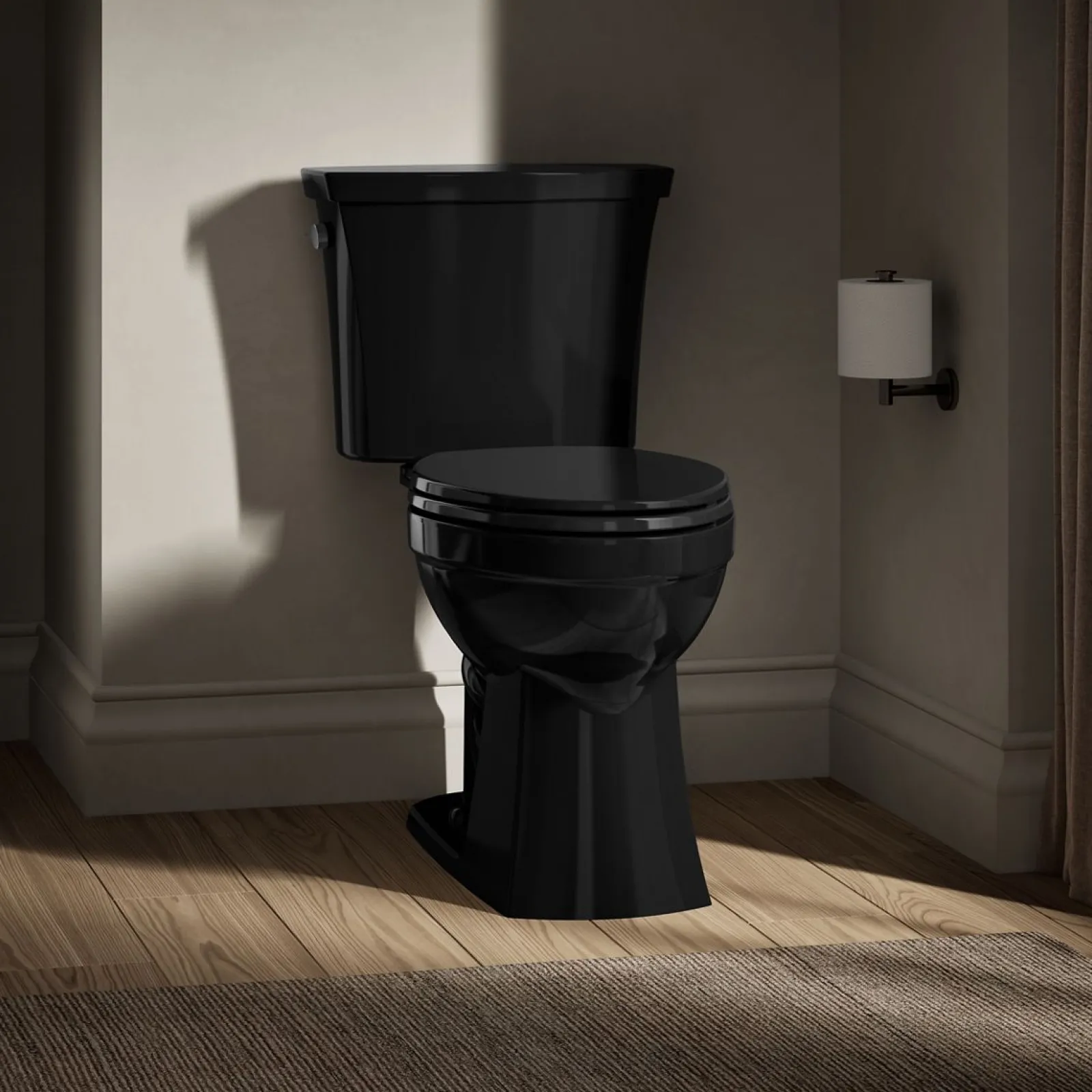 Two-piece elongated toilet, 1.28 gpf^Kohler Sale