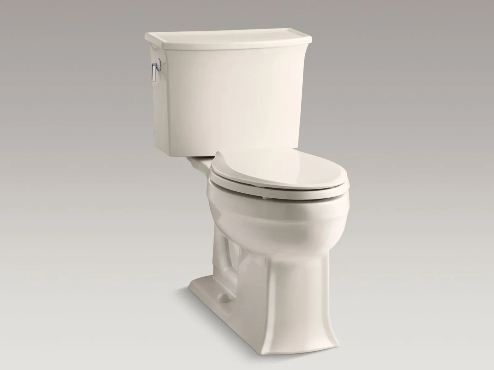 Two-piece elongated toilet, 1.28 gpf^Kohler Best