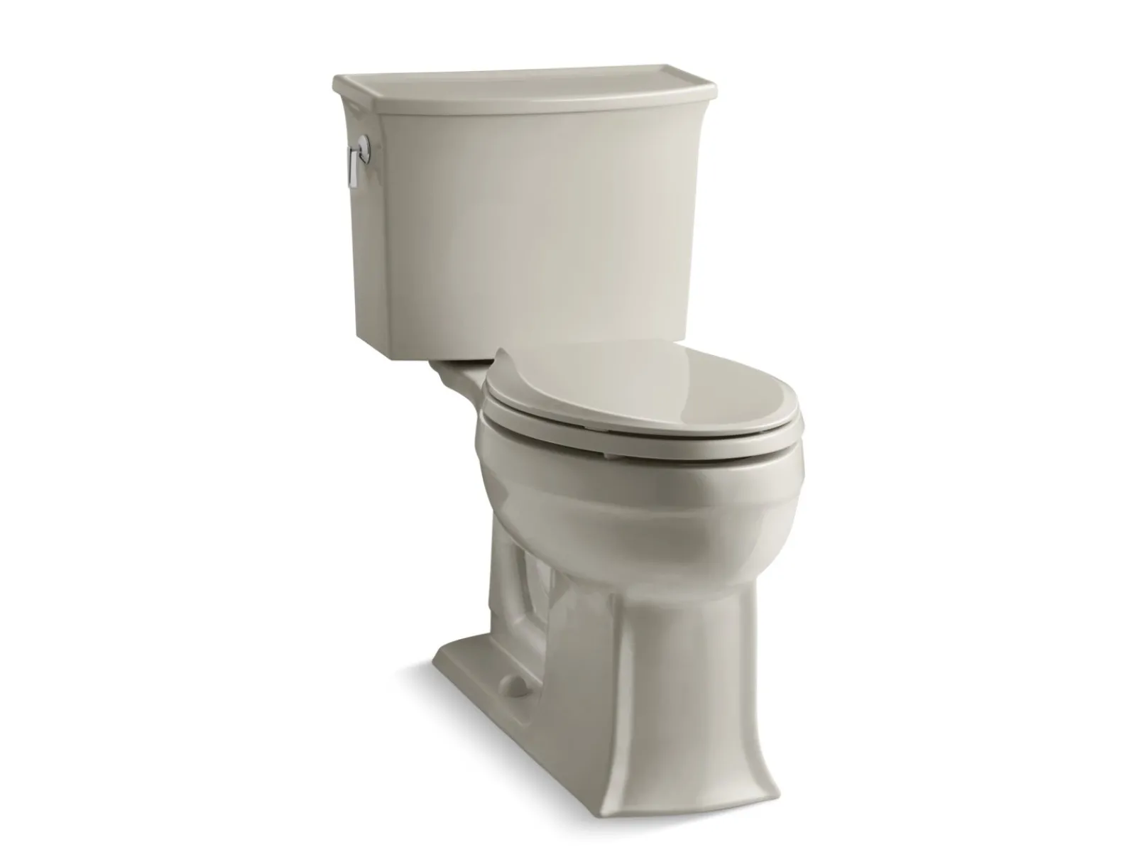 Two-piece elongated toilet, 1.28 gpf^Kohler Best