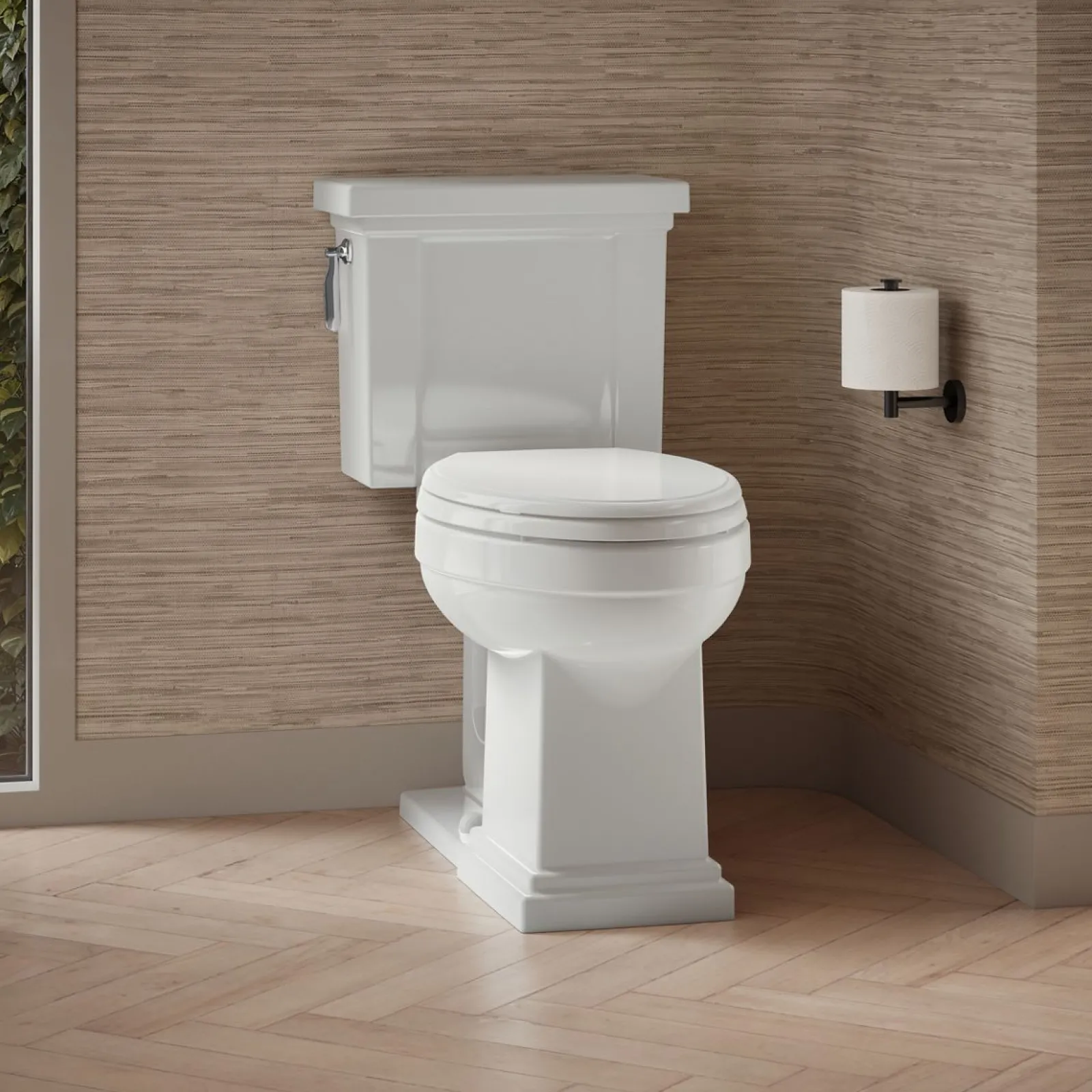 Two-piece elongated toilet, 1.28 gpf^Kohler Sale