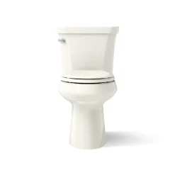 Two-piece elongated toilet, 1.0 gpf^Kohler