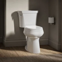 Two-piece elongated toilet, 1.28 gpf^Kohler Best