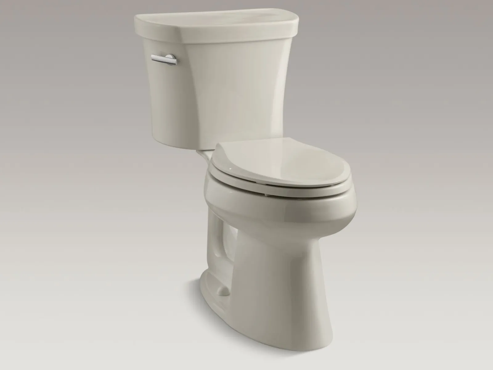 Two-piece elongated toilet, 1.28 gpf^Kohler Discount
