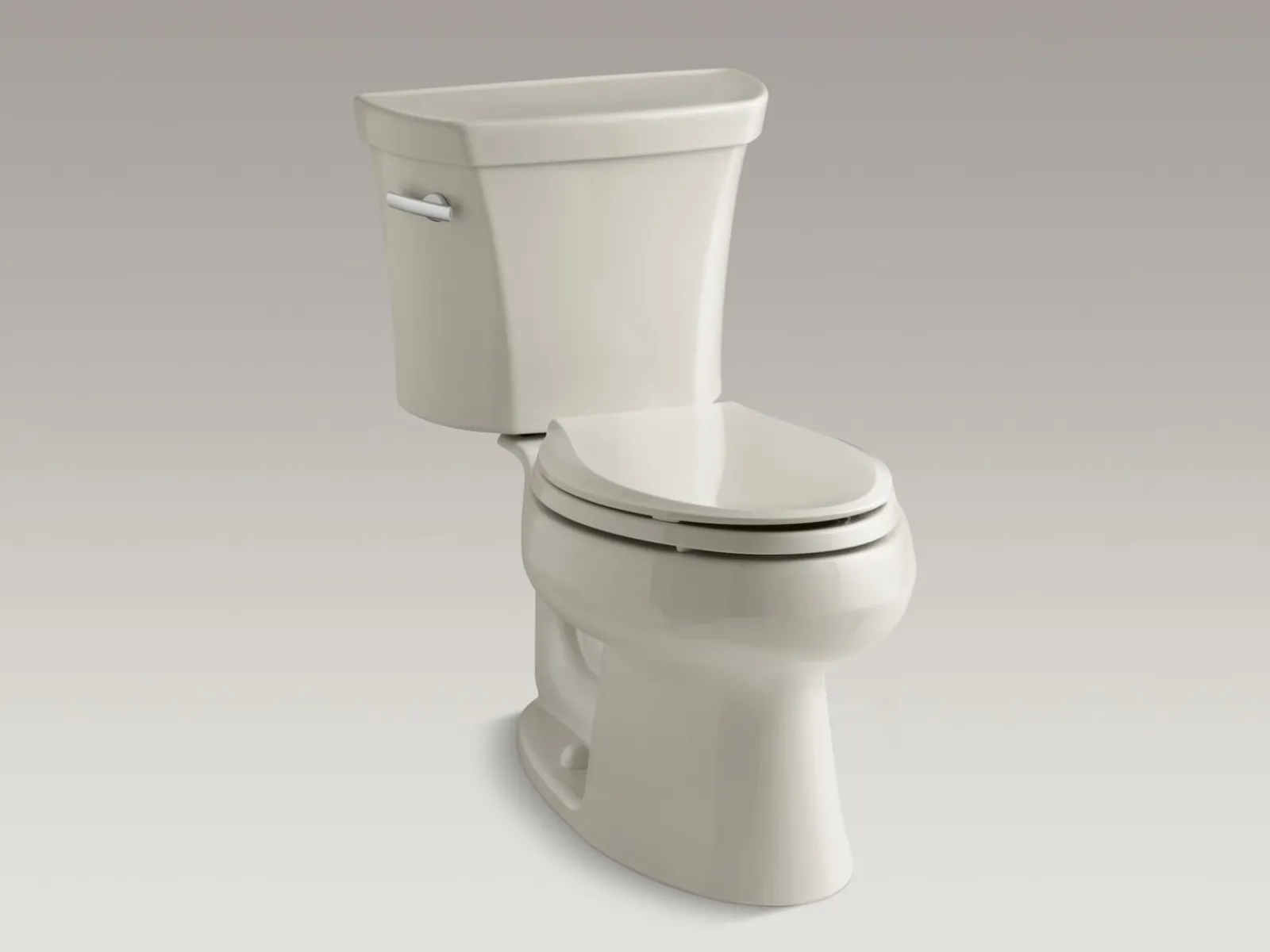 Two-piece elongated toilet, 1.28 gpf^Kohler Outlet
