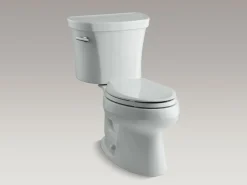Two-piece elongated toilet, 1.28 gpf^Kohler Outlet