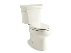 Two-piece elongated toilet, 1.28 gpf^Kohler Clearance