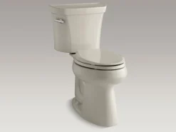 Two-piece elongated toilet, 1.28 gpf^Kohler New