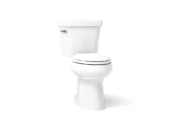 Two-piece elongated toilet, 1.28 gpf^Kohler New