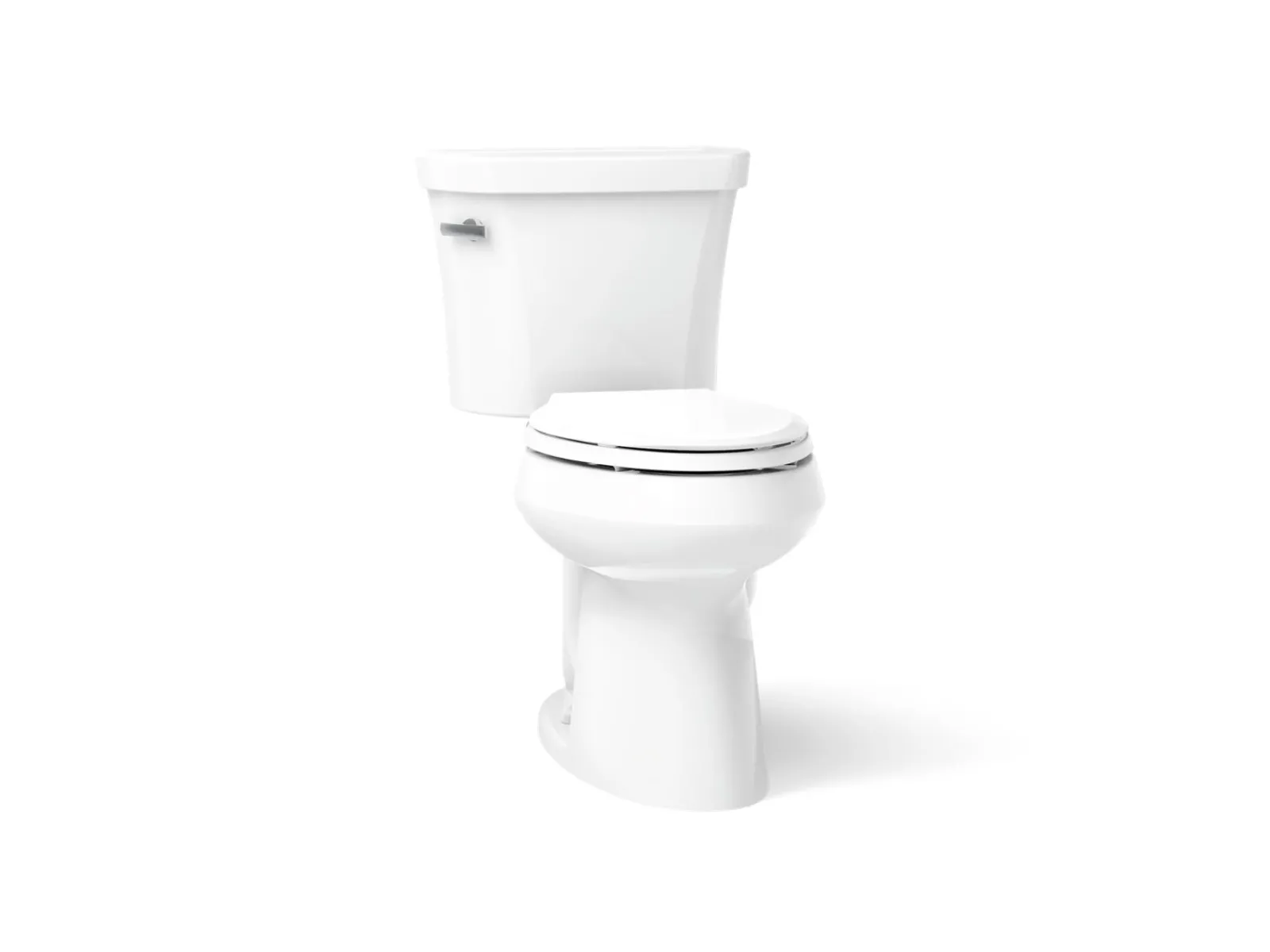 Two-piece elongated toilet, 1.28 gpf^Kohler New
