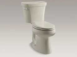 Two-piece elongated toilet, 1.28 gpf^Kohler New