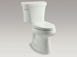 Two-piece elongated toilet, 1.28 gpf^Kohler New
