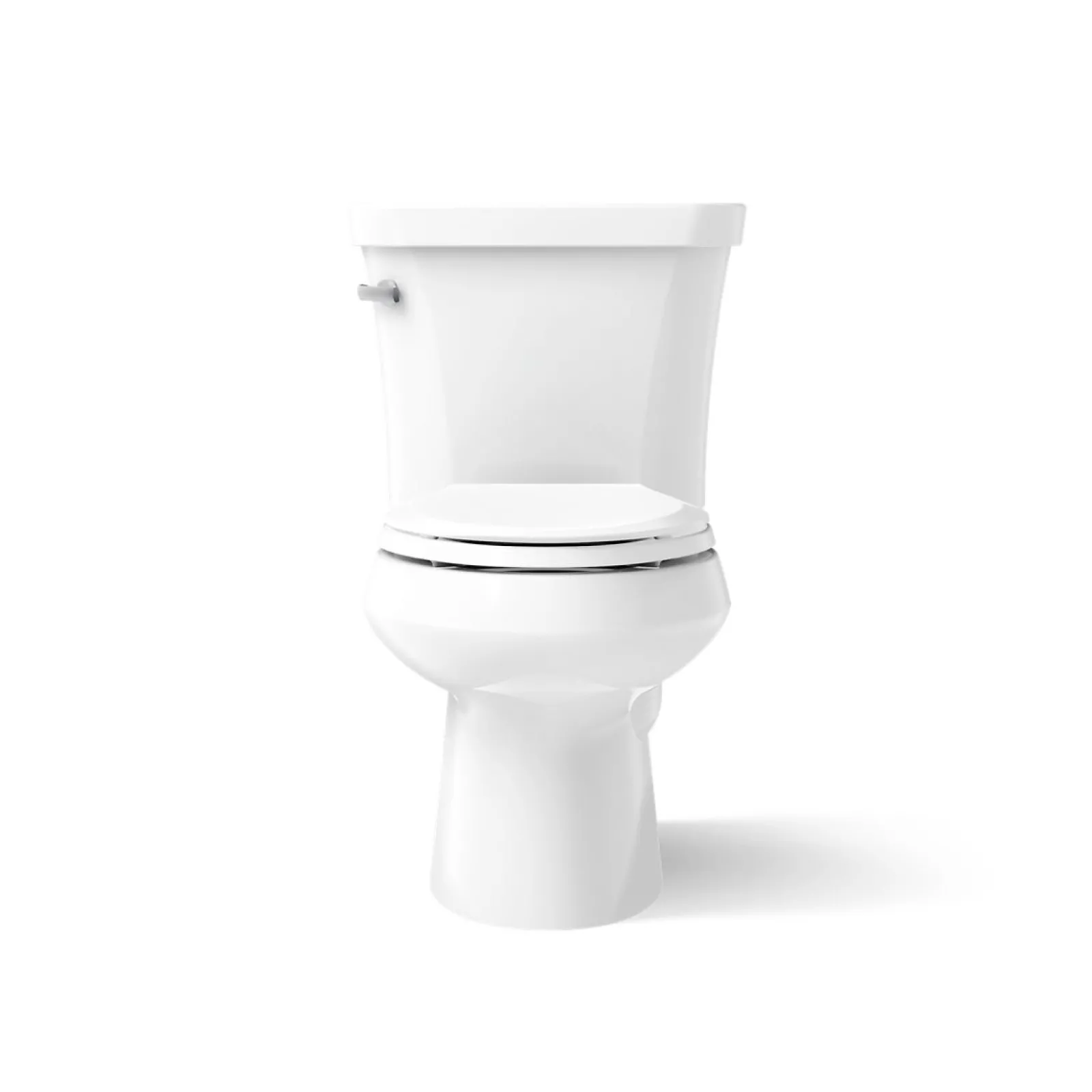 Two-piece elongated toilet, 1.28 gpf^Kohler New