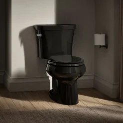 Two-piece elongated toilet, 1.28 gpf^Kohler New