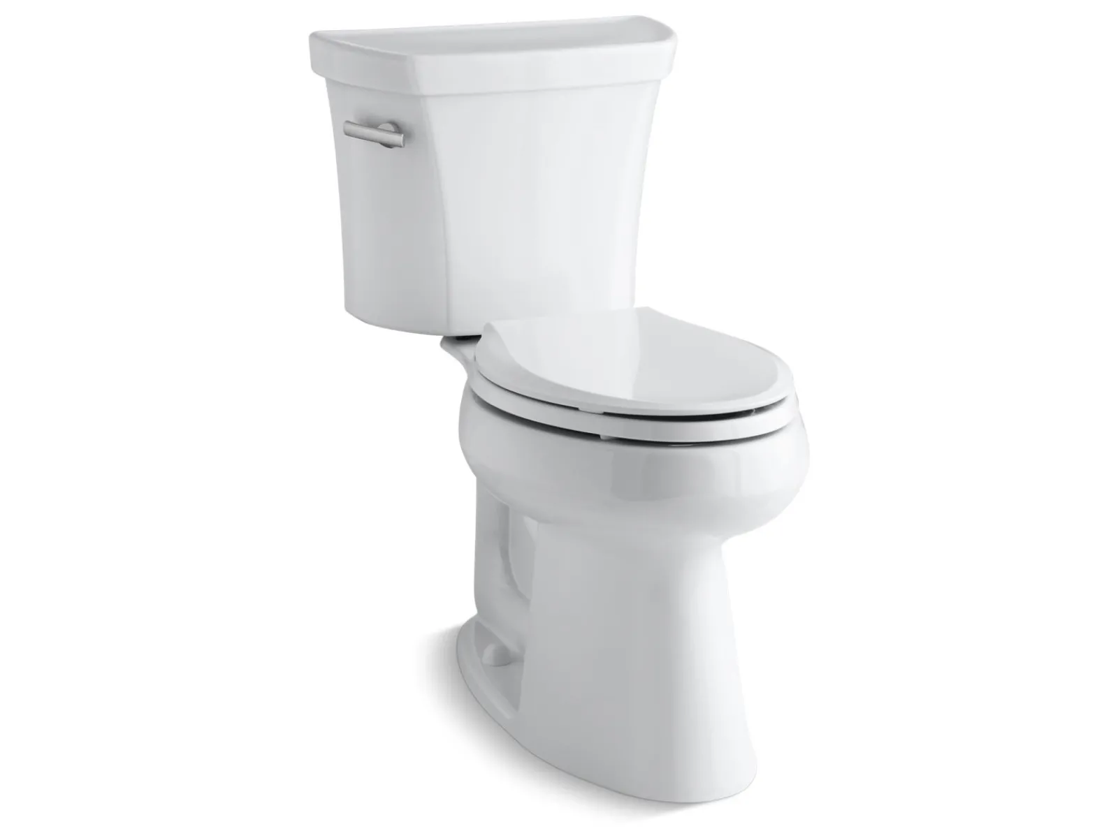Two-piece elongated toilet, 1.28 gpf^Kohler New
