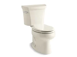 Two-piece elongated toilet, 1.28 gpf^Kohler Sale