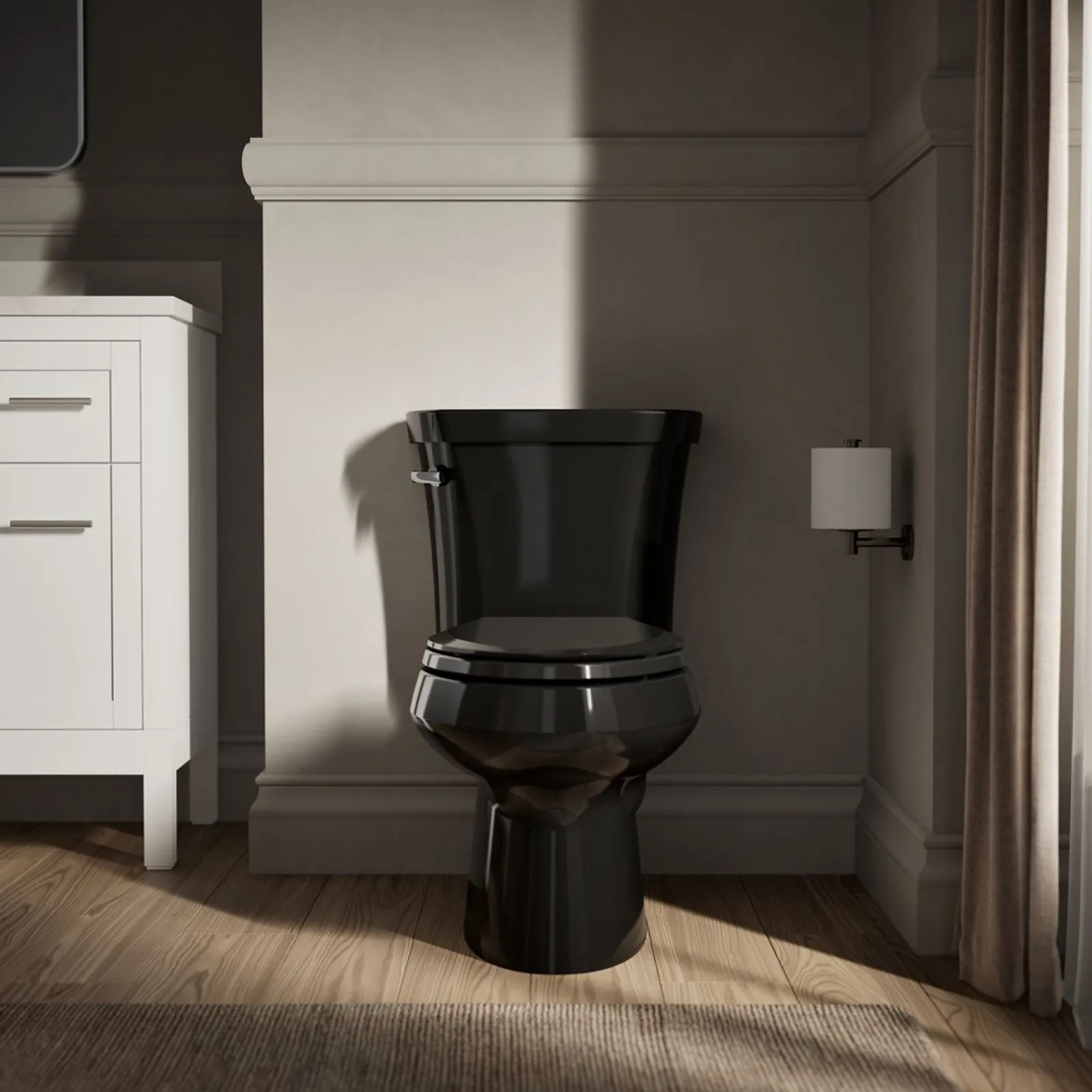 Two-piece elongated toilet, 1.28 gpf^Kohler Sale