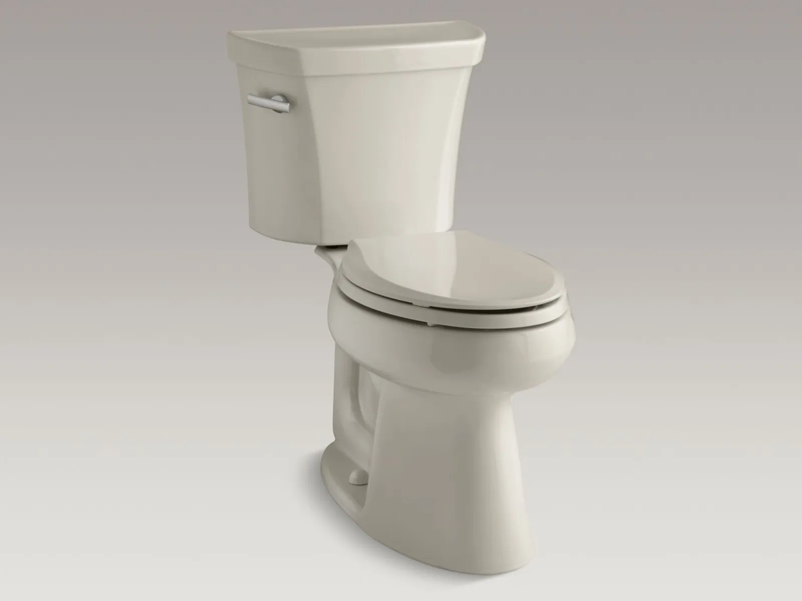 Two-piece elongated toilet, 1.28 gpf^Kohler Best