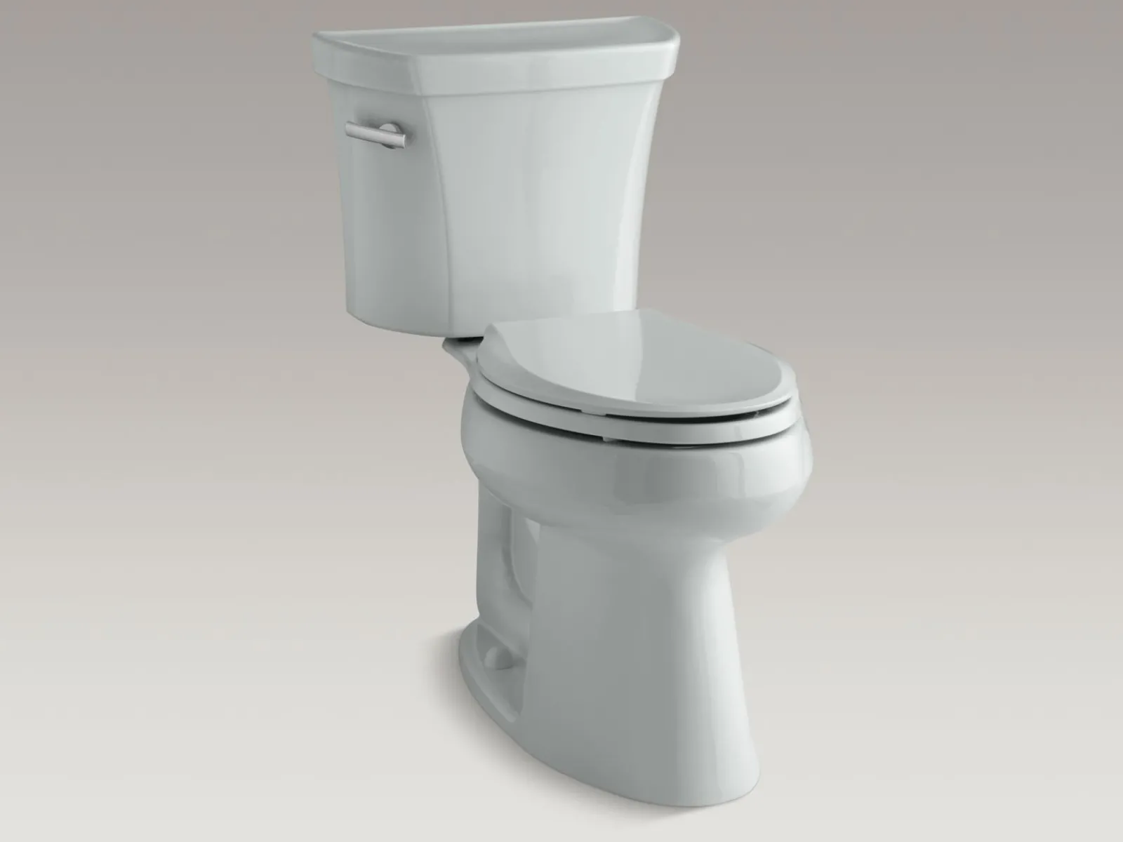 Two-piece elongated toilet, 1.28 gpf^Kohler Outlet