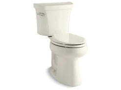 Two-piece elongated toilet, 1.28 gpf^Kohler Outlet